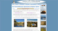 Desktop Screenshot of paphos-cyprus-vacation.co.uk